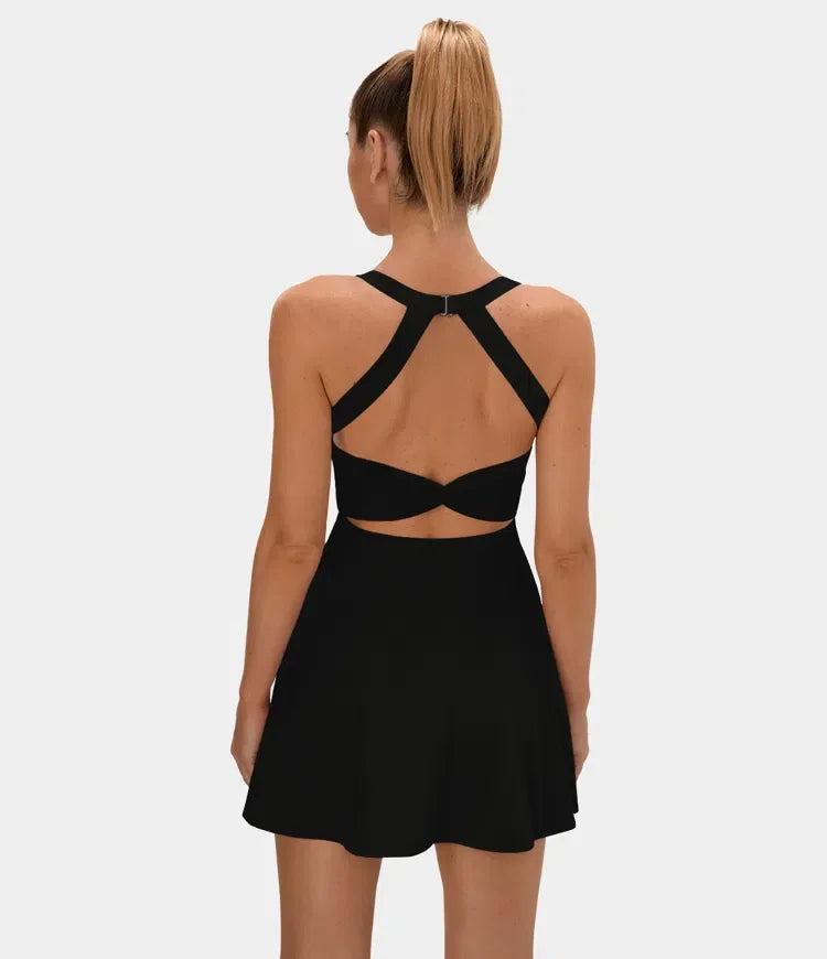 1 + 2 FREE | Backless Twisted Active Dress | 41K Sold in 3 Days – Back Again for 24H Only!