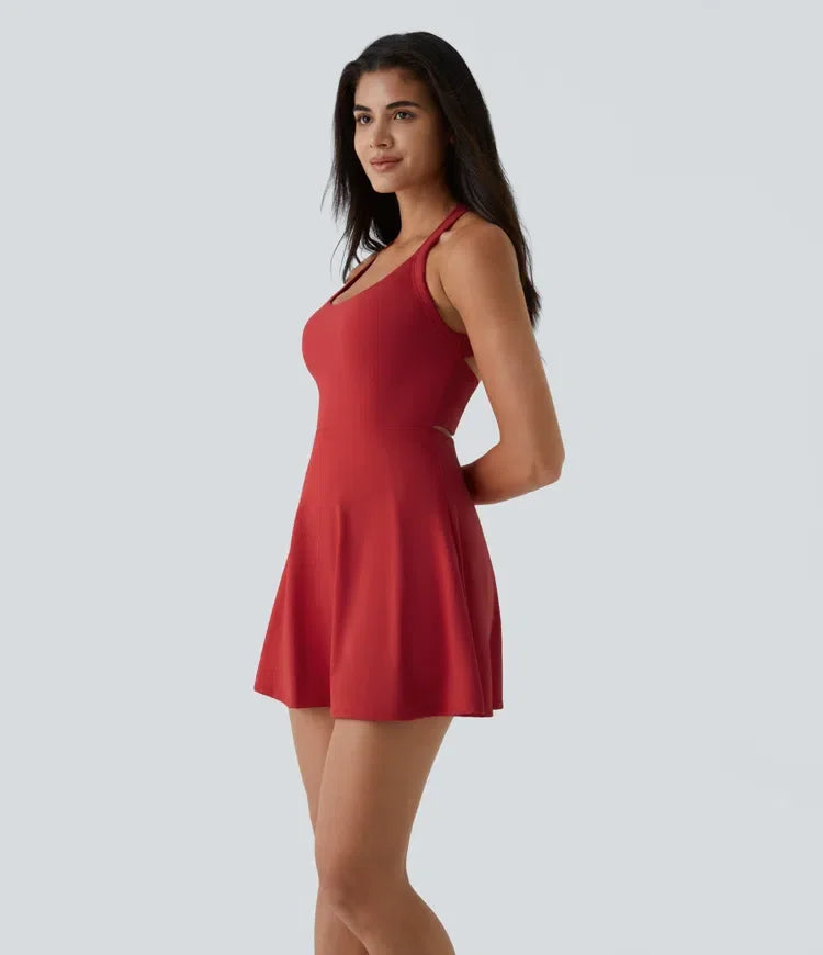 1 + 2 FREE | Backless Twisted Active Dress | 41K Sold in 3 Days – Back Again for 24H Only!