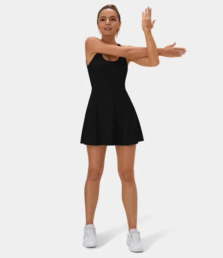 1 + 2 FREE | Backless Twisted Active Dress | 41K Sold in 3 Days – Back Again for 24H Only!
