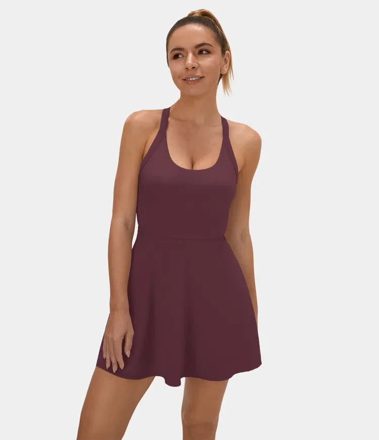 1 + 2 FREE | Backless Twisted Active Dress | 41K Sold in 3 Days – Back Again for 24H Only!