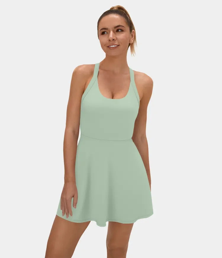 1 + 2 FREE | Backless Twisted Active Dress | 41K Sold in 3 Days – Back Again for 24H Only!