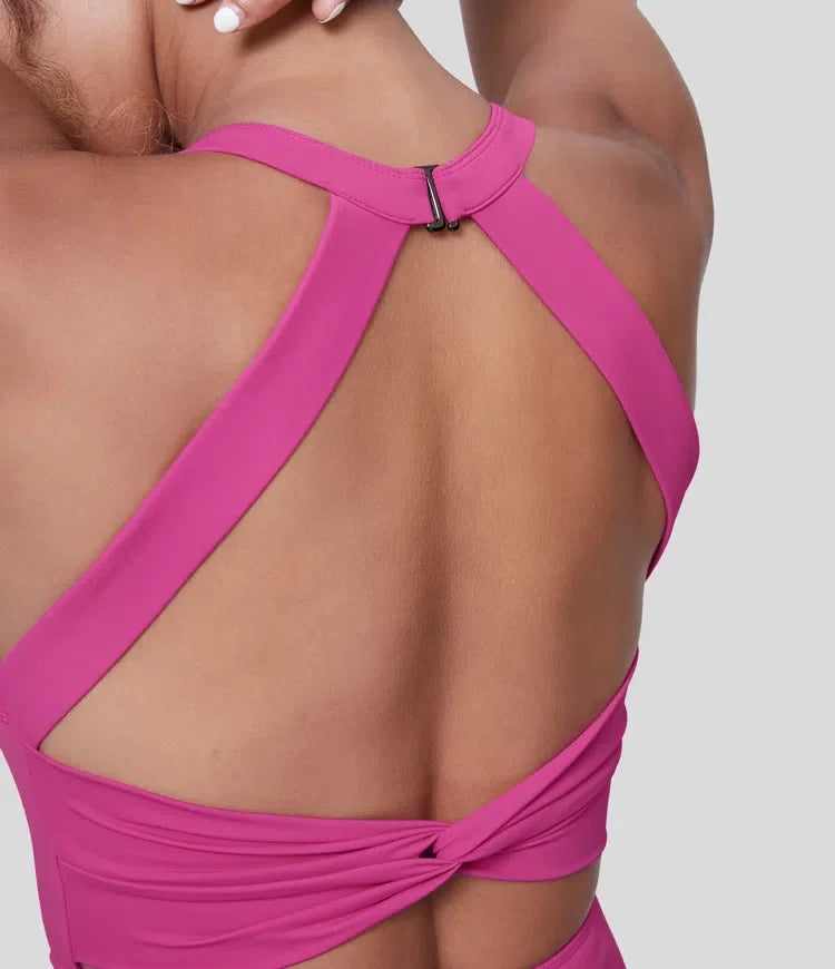 1 + 2 FREE | Backless Twisted Active Dress | 41K Sold in 3 Days – Back Again for 24H Only!