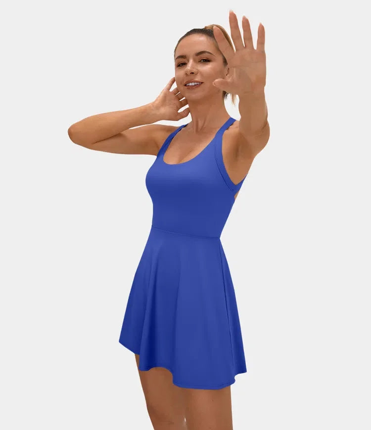 1 + 2 FREE | Backless Twisted Active Dress | 41K Sold in 3 Days – Back Again for 24H Only!