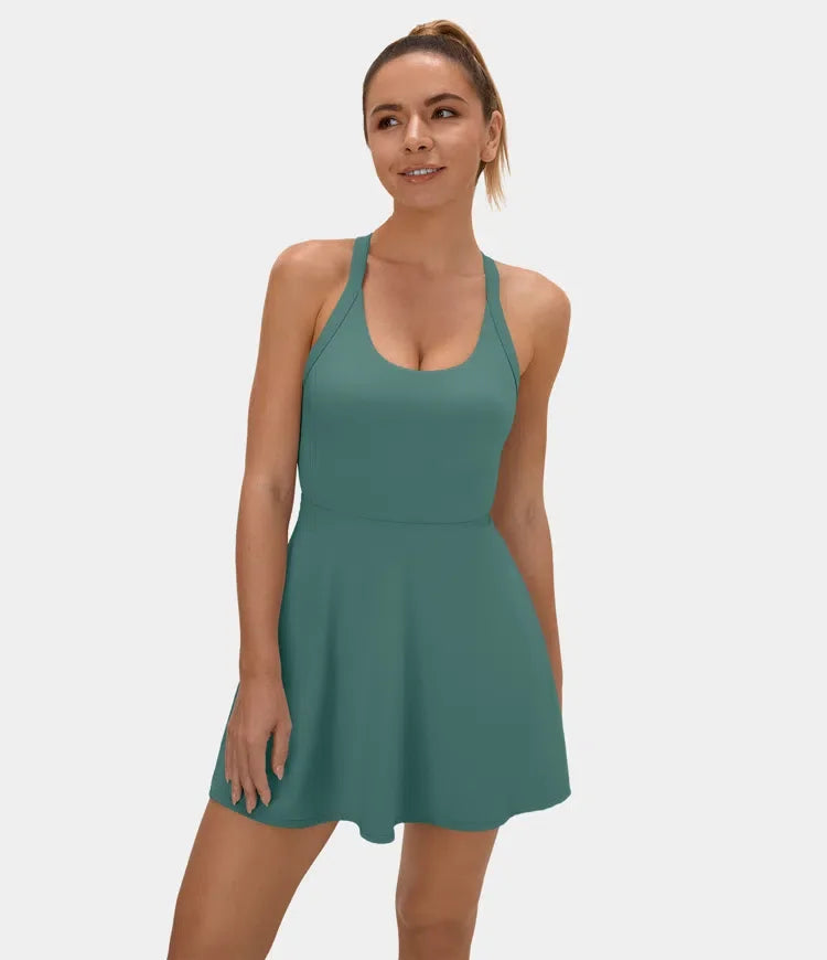 1 + 2 FREE | Backless Twisted Active Dress | 41K Sold in 3 Days – Back Again for 24H Only!