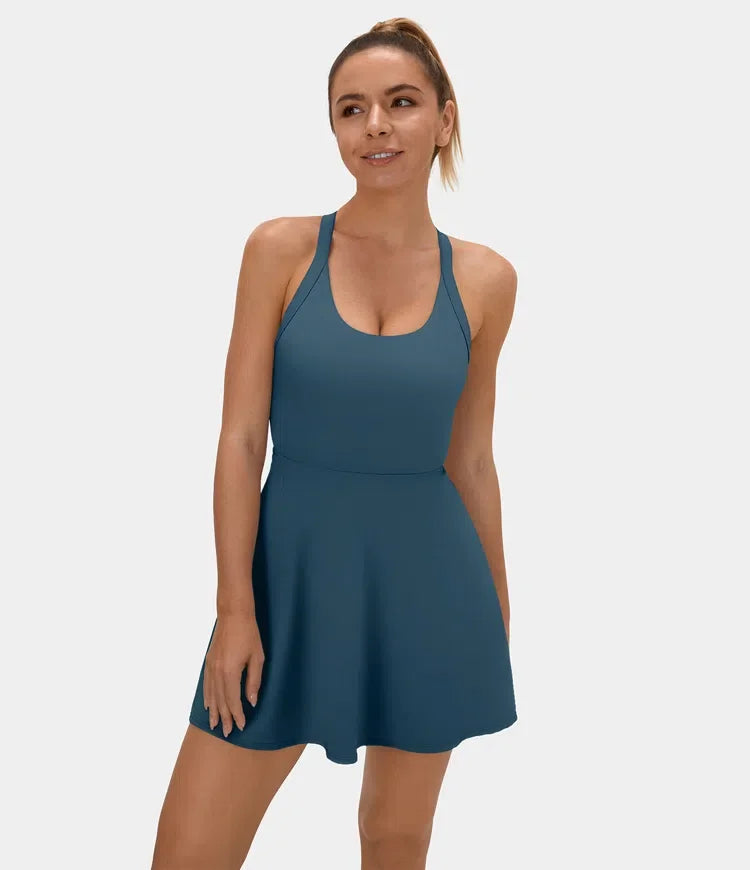 1 + 2 FREE | Backless Twisted Active Dress | 41K Sold in 3 Days – Back Again for 24H Only!