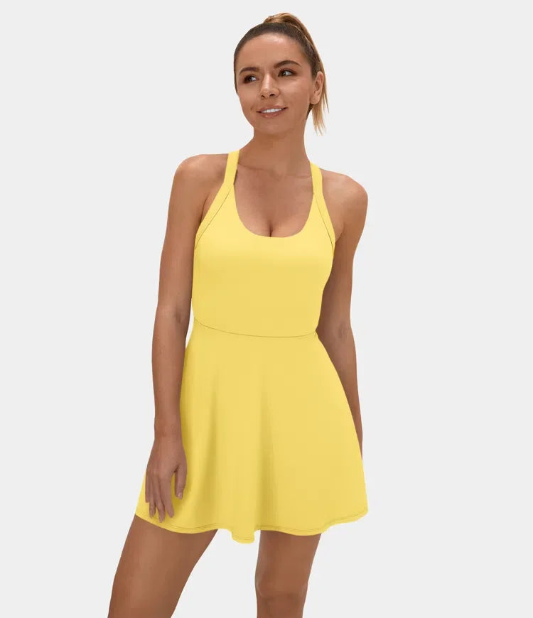 1 + 2 FREE | Backless Twisted Active Dress | 41K Sold in 3 Days – Back Again for 24H Only!