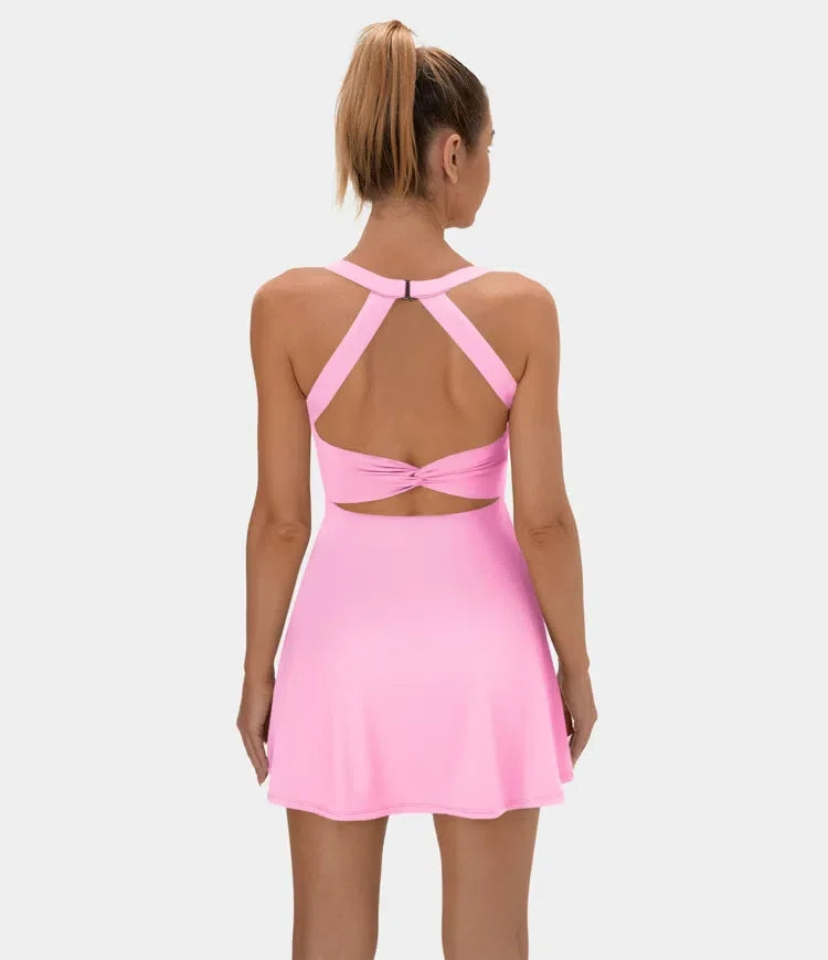 1 + 2 FREE | Backless Twisted Active Dress | 41K Sold in 3 Days – Back Again for 24H Only!