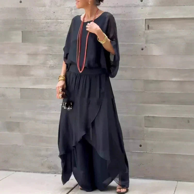 1 + 2 FREE | Alyson™ | Chiffon Two-Piece Set | 28K Sold in 3 Days – Back Again for 24H Only!
