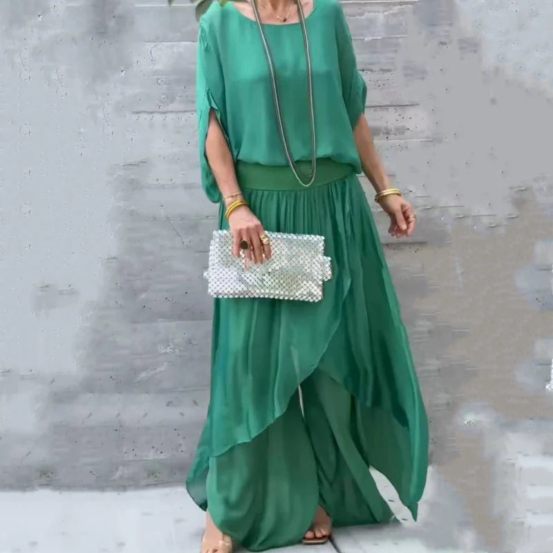 1 + 2 FREE | Alyson™ | Chiffon Two-Piece Set | 28K Sold in 3 Days – Back Again for 24H Only!