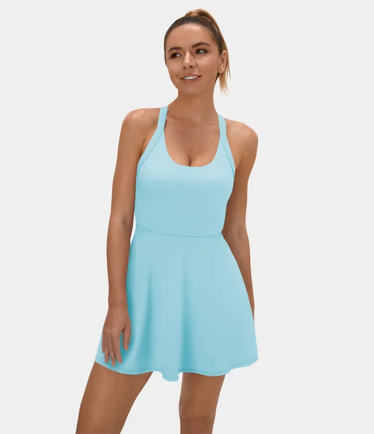 1 + 2 FREE | Backless Twisted Active Dress | 41K Sold in 3 Days – Back Again for 24H Only!