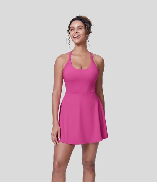 1 + 2 FREE | Backless Twisted Active Dress | 41K Sold in 3 Days – Back Again for 24H Only!