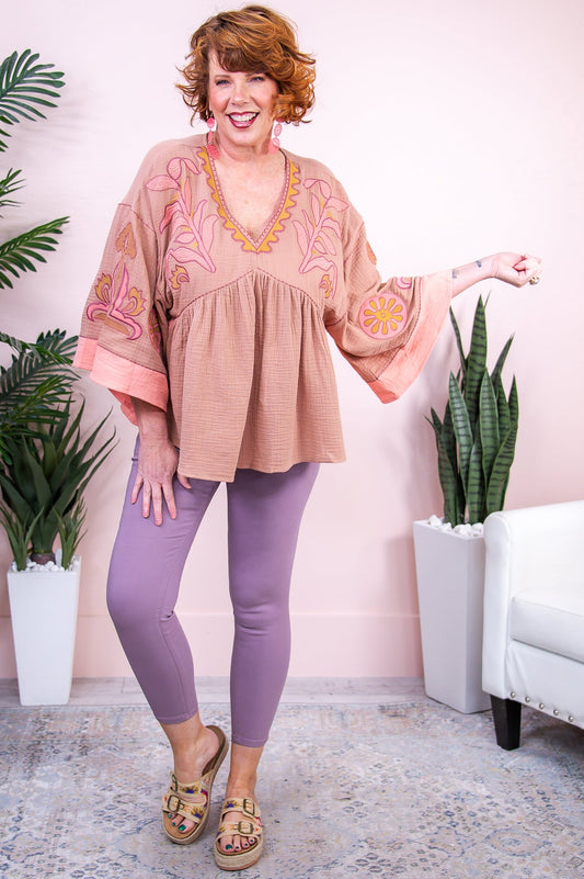 Alannah Orchid Solid Jeans - K1114OR