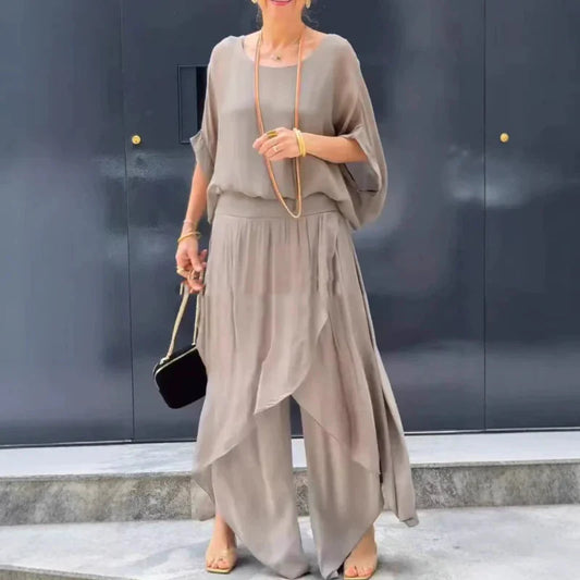 1 + 2 FREE | Alyson™ | Chiffon Two-Piece Set | 28K Sold in 3 Days – Back Again for 24H Only!